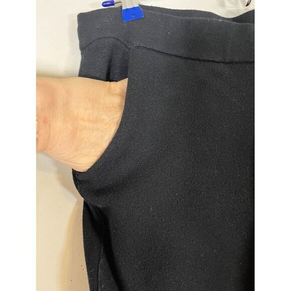 Banana Republic Pant Women XL Black Pull On Joggers Sweater Neutral Preppy Retro - Picture 6 of 11